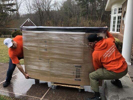 Moving a China cabinet