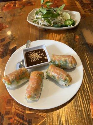 22. Veggies Summer Rolls