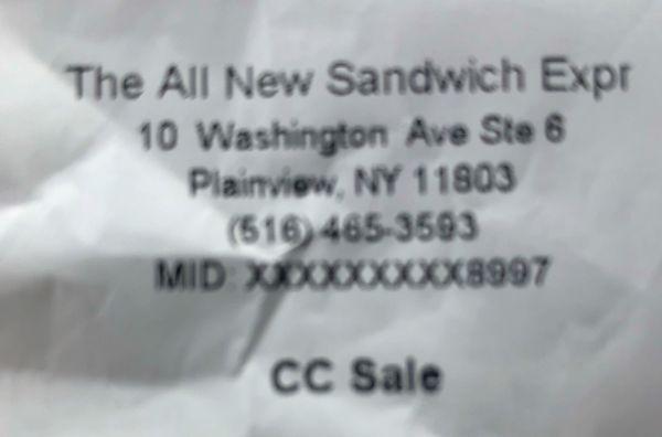 The All New Sandwich Express