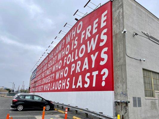 Barbara Kruger, "Untitled (Questions)"