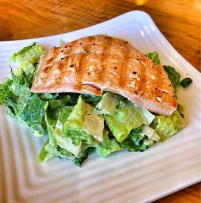 Grilled salmon Caesar salad is amazing!