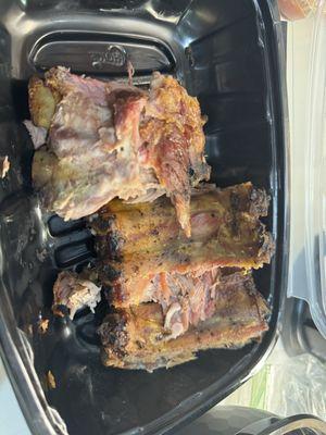 Ribs (half rack) (already half eaten)