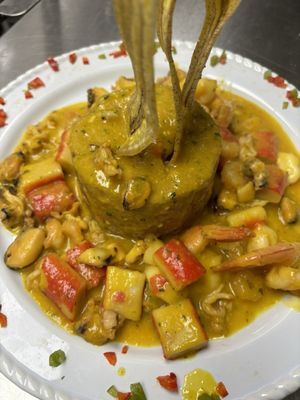 Mofongo con Marisco