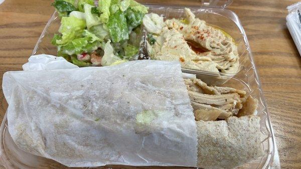 Chicken Shawarma Sandwich Platter