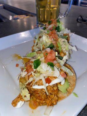 Chicken Tinga Tostada