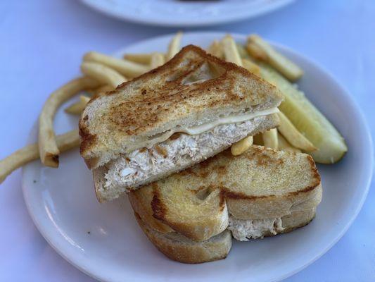 Tuna Melt with French Fries