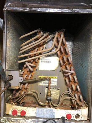 Bad evaporator coil