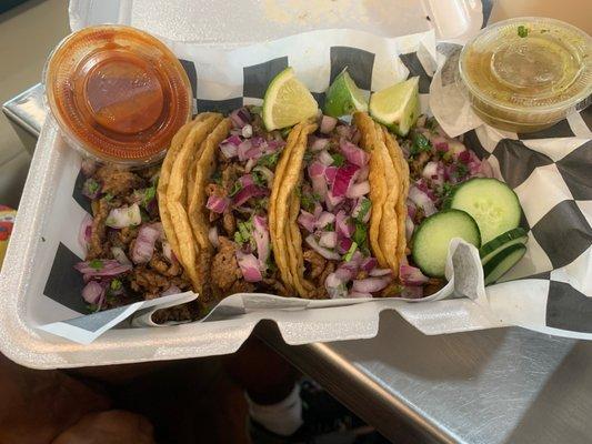 Street tacos - steak