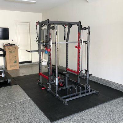 Gym machine install request- after