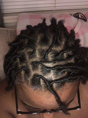 Sala Ivey’s knot just locs