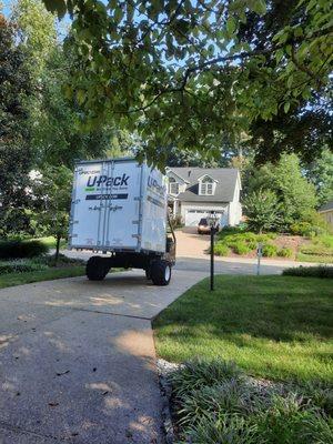 Into our driveway with the first CUBE