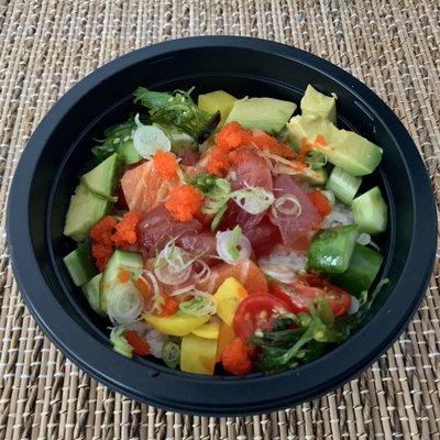 Combination poke bowl