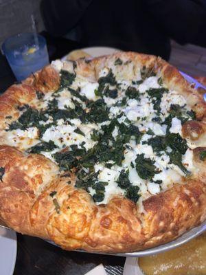 Medium Spinach Pizza $17