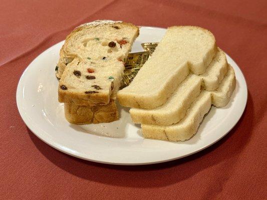 Fruit Bread & White Bread