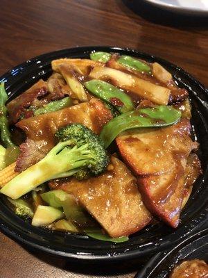 Hunan sliced pork with black bean sauce  - June 2022