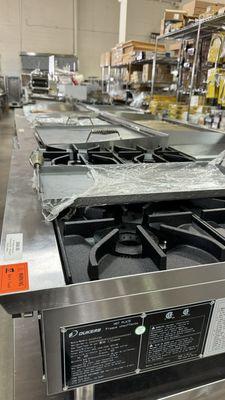 Industrial cooktops