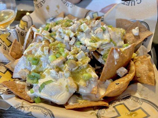 Nachos with chicken