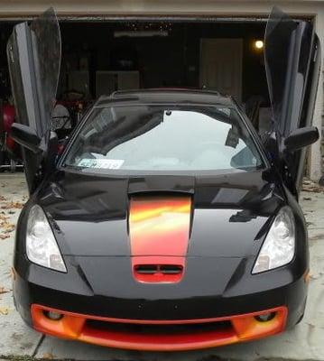 Lambo doors up