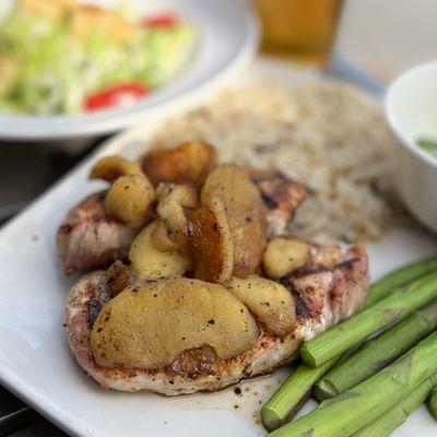 Grilled pork chops