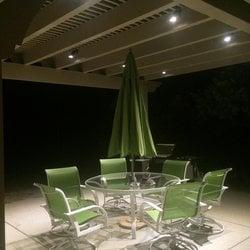 Low-voltage patio lighting Design by BALLARD ELECTRIC