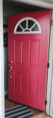 Exterior front door paint