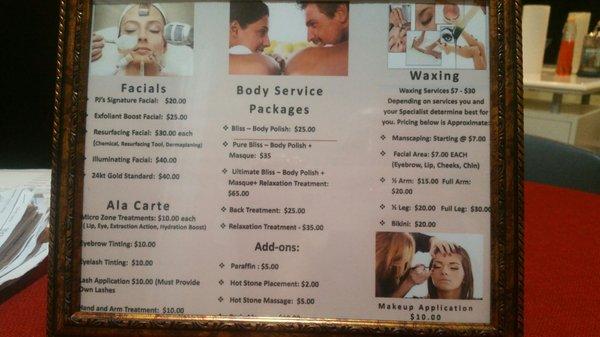 Spa Services