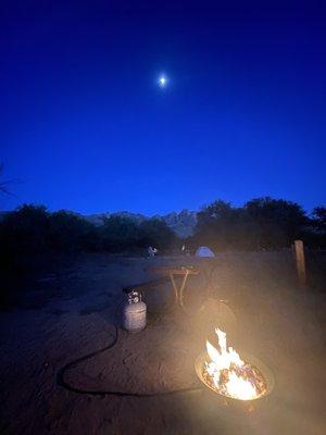 Night sky, from Site A-8, Catalina, State, Park, Arizona, May 31, 2023