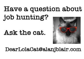 Alan J. Blair's job search advice column http://www.alanjblair.com/category/dearlolacat/