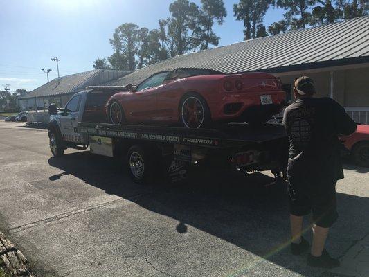 I had an excellent service yesterday taken my Ferrari from Fort Myers to Miami with the best care. Also the driver was very nice.