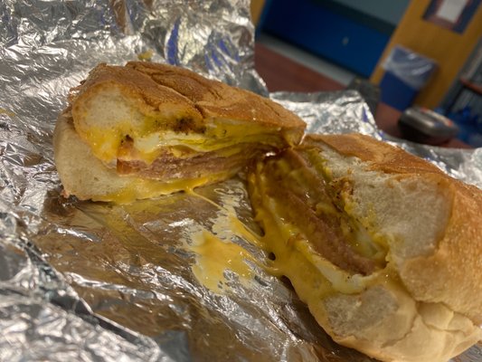 Pork roll egg and cheese