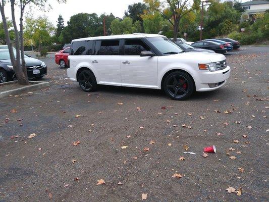 Lowered and painted the wheels