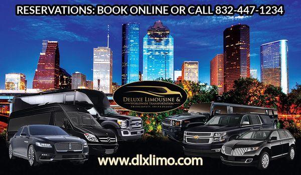 Full service limousine and luxury transportation in Houston, TX.