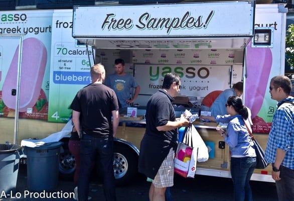 free Samples - Frozen Greek Yogurt