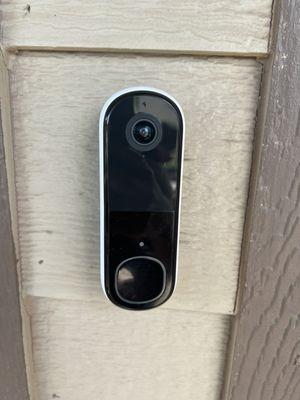 Arlo door bell Eddie installed