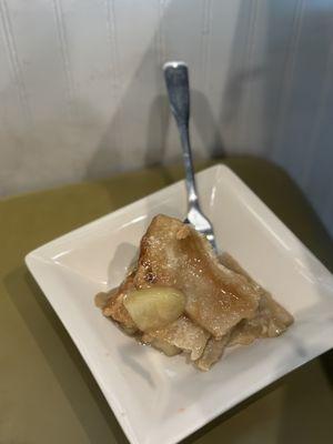 Apple pie slice