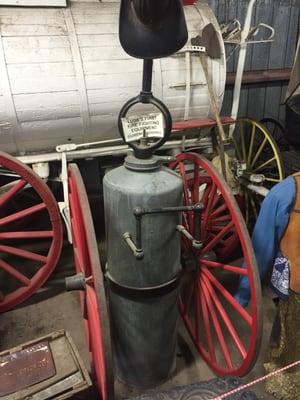 Lusk's first fire fighting equipment