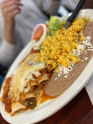 Chicken Enchiladas Chicken Rancheras