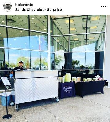 Sands Chevrolet - Surprise Employee appreciation catering