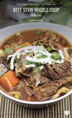 #12. Beef stew noodles soup