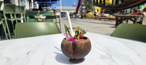 Tiki drinks Carolina Beach!