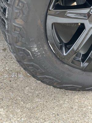 Tire damage