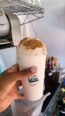 West Bay-Horchata Syrup, Ice cream, Cinnamon,Cream Condensed Milk. YUM!