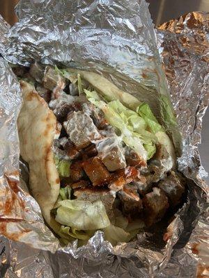 Lamb on a Pita Gyro