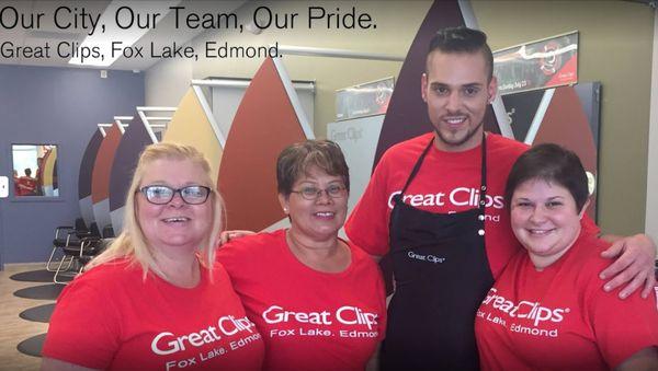 Great Clips Edmond I-35 & 15th Street.  Our professional, licensed hair stylists are ready to serve men, women and child cuts.