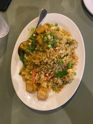 Yellow curry fried rice