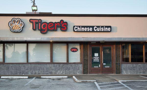 Tiger's Chinese Cuisine storefront.