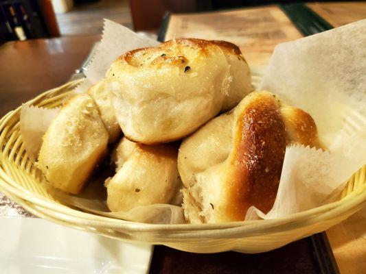 Warm, fresh baked bread