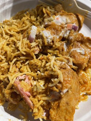 Curry Chicken and Chicken Biyani