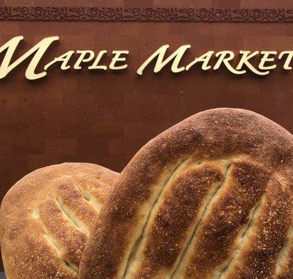 When Glendale Fine Bakery is closed, I walk around the corner to Maple Market to pick up some Matnakash Breads