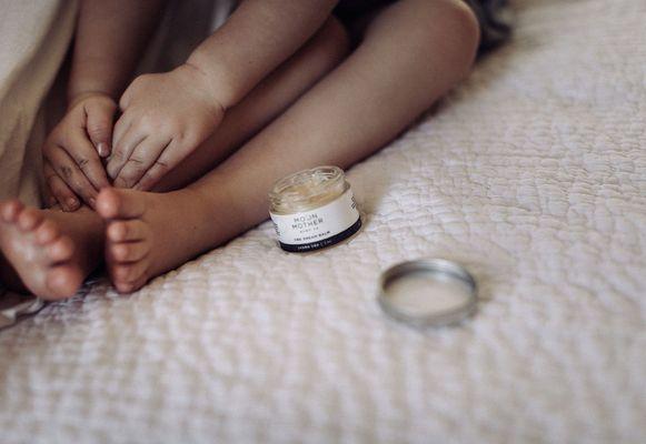 Moon Mother Hemp's balms are safe to use for everyone in your family.